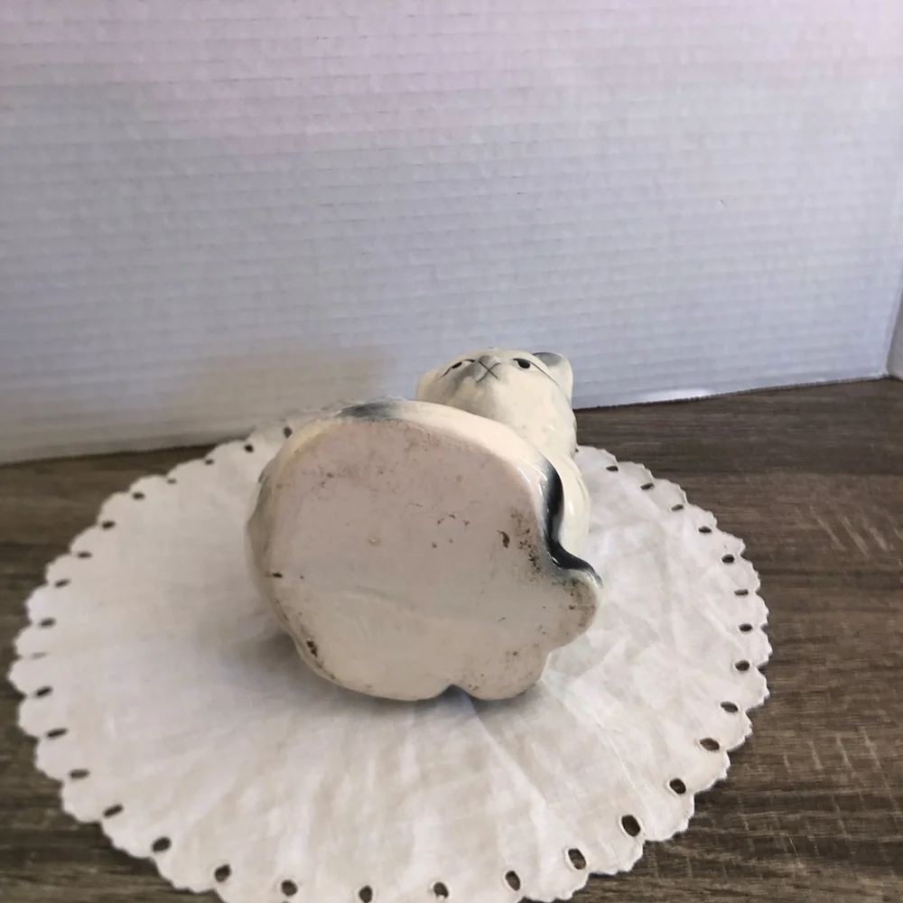 Vtg Ceramic Cat Planter - Picture 3 of 13